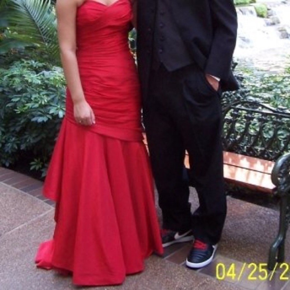 Jovani red prom dress
